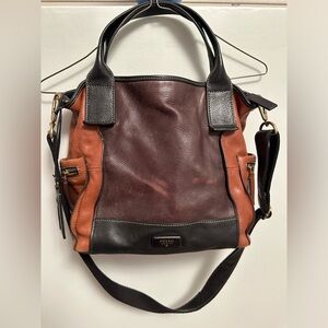 Vintage Fossil Emerson Large Tote